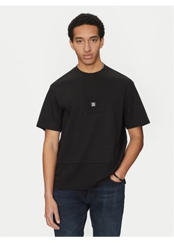 HUGO T-Shirt Debostac 50535499 Czarny Relaxed Fit ze sklepu MODIVO w kategorii T-shirty męskie - zdjęcie 182630264