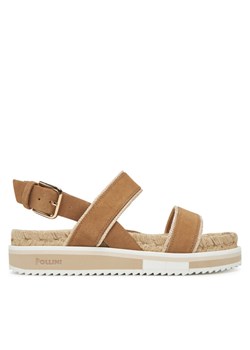 Pollini Sandały SA16405G0MTF0122 Brązowy ze sklepu MODIVO w kategorii Sandały damskie - zdjęcie 182630273