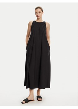 Max Mara Beachwear Sukienka letnia Romea 2516221019 Czarny Relaxed Fit ze sklepu MODIVO w kategorii Sukienki - zdjęcie 182630592
