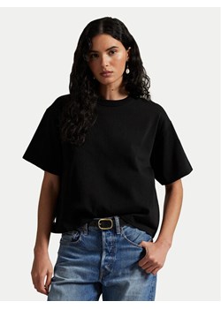 Polo Ralph Lauren T-Shirt 211967106002 Czarny Relaxed Fit - id: 0000305019745 - marki Polo Ralph Lauren - 182630602 Polo Ralph Lauren T-Shirt 211967106002 Czarny Relaxed Fit ze sklepu MODIVO w kategorii Bluzki damskie - zdjęcie 182630602