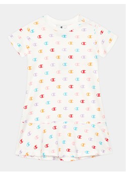 Champion Sukienka codzienna 404687 Biały Regular Fit ze sklepu MODIVO w kategorii Sukienki niemowlęce - zdjęcie 182630631
