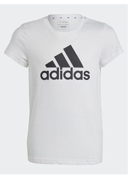 adidas T-Shirt Essentials Big Logo Cotton T-Shirt IC6121 Biały Slim Fit ze sklepu MODIVO w kategorii T-shirty chłopięce - zdjęcie 182630721