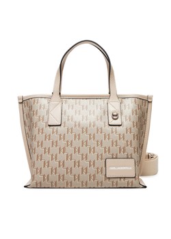 KARL LAGERFELD Torebka A1W30184 Beżowy ze sklepu MODIVO w kategorii Torby Shopper bag - zdjęcie 182630761