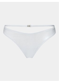Calvin Klein Swimwear Dół od bikini KW0KW02251 Biały ze sklepu MODIVO w kategorii Stroje kąpielowe - zdjęcie 182630792