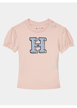 Tommy Hilfiger T-Shirt Ithaca KN0KN01873 Różowy Regular Fit ze sklepu MODIVO w kategorii Koszulki niemowlęce - zdjęcie 182630794