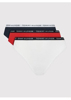 Tommy Hilfiger Komplet 3 par fig klasycznych UW0UW02828 Kolorowy ze sklepu MODIVO w kategorii Majtki damskie - zdjęcie 182630991
