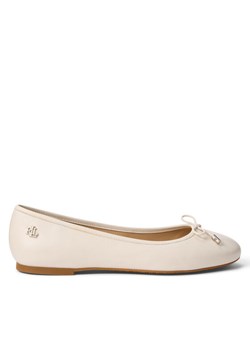 LAUREN RALPH LAUREN Baleriny 802940728006 Écru ze sklepu MODIVO w kategorii Balerinki - zdjęcie 182631032