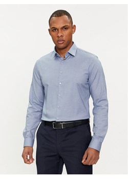 Calvin Klein Koszula K10K112305 Niebieski Slim Fit ze sklepu MODIVO w kategorii Koszule męskie - zdjęcie 182631152