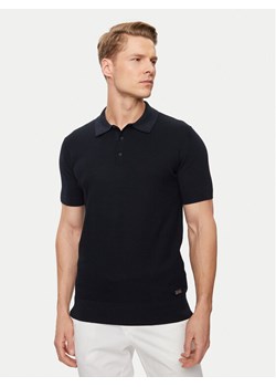 KARL LAGERFELD Polo 655040 542307 Granatowy Regular Fit ze sklepu MODIVO w kategorii T-shirty męskie - zdjęcie 182631232