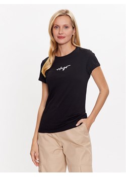 Hugo T-Shirt 50486327 Czarny Slim Fit ze sklepu MODIVO w kategorii Bluzki damskie - zdjęcie 182631250