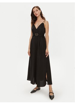 TWINSET Sukienka letnia 241TT2021 Czarny Regular Fit ze sklepu MODIVO w kategorii Sukienki - zdjęcie 182631273
