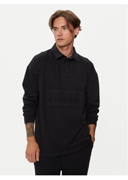 United Colors Of Benetton Polo 3G9WU3020 Czarny Regular Fit ze sklepu MODIVO w kategorii T-shirty męskie - zdjęcie 182631303