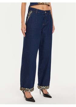 Noisy May Jeansy 27033508 Granatowy Wide Leg ze sklepu MODIVO w kategorii Jeansy damskie - zdjęcie 182631311