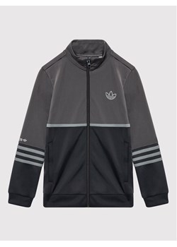 adidas Bluza Sprt Collection Track HE2081 Szary Regular Fit ze sklepu MODIVO w kategorii Bluzy chłopięce - zdjęcie 182631321