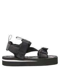 Emporio Armani Sandały X4P113 XN170 K001 Czarny ze sklepu MODIVO w kategorii Sandały męskie - zdjęcie 182631332