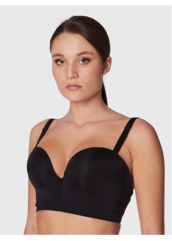 Wonderbra Biustonosz balkonetka WB000BHM Czarny ze sklepu MODIVO w kategorii Biustonosze - zdjęcie 182631441