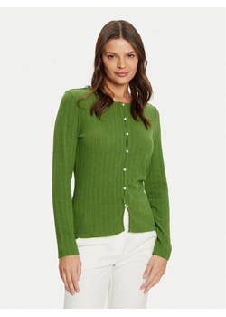Vila Kardigan Dalena 14102368 Zielony Slim Fit ze sklepu MODIVO w kategorii Swetry damskie - zdjęcie 182631504
