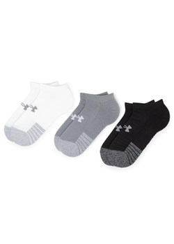 Under Armour Zestaw 3 par niskich skarpet unisex Heatgear No Show Sock 1346755-035 Szary ze sklepu MODIVO w kategorii Skarpetki damskie - zdjęcie 182631571
