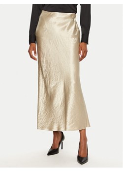 Boss Spódnica midi Vesatie 50524006 Beżowy Regular Fit ze sklepu MODIVO w kategorii Spódnice - zdjęcie 182631614