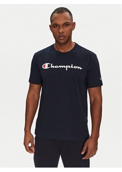 Champion T-Shirt 220256 Granatowy Standard Fit ze sklepu MODIVO w kategorii T-shirty męskie - zdjęcie 182631692