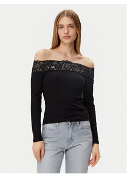 Morgan Bluzka 251-THEODOR Czarny Slim Fit ze sklepu MODIVO w kategorii Bluzki damskie - zdjęcie 182631731