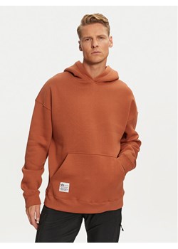 Alpha Industries Bluza 146336 Brązowy Regular Fit ze sklepu MODIVO w kategorii Bluzy męskie - zdjęcie 182631733