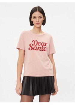 Vila T-Shirt 14090227 Różowy Regular Fit ze sklepu MODIVO w kategorii Bluzki damskie - zdjęcie 182631743