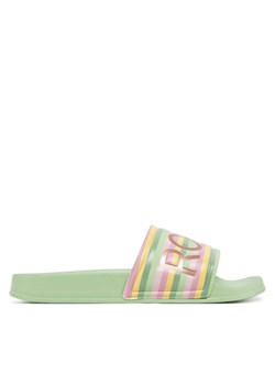 Roxy Klapki ARJL100679 Zielony ze sklepu MODIVO w kategorii Klapki damskie - zdjęcie 182631841