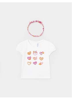 Mayoral T-Shirt 1007 Biały Regular Fit - id: 0000304012440 - marki Mayoral - 182631871 Mayoral T-Shirt 1007 Biały Regular Fit ze sklepu MODIVO w kategorii Koszulki niemowlęce - zdjęcie 182631871