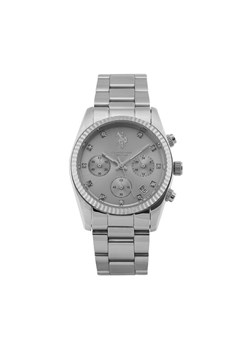 U.S. Polo Assn. Zegarek Amelie USP8319ST Srebrny - id: 8053685621925 - marki U.S Polo Assn. - 182631930 U.S. Polo Assn. Zegarek Amelie USP8319ST Srebrny ze sklepu MODIVO w kategorii Zegarki - zdjęcie 182631930