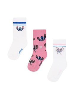 Disney Classics Skarpety ACCCS-SS25-116DCLS(3-PACK) Biały ze sklepu MODIVO w kategorii Skarpetki dziecięce - zdjęcie 182632032