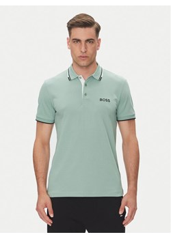 BOSS Polo Paddy Pro 50469102 Zielony Regular Fit ze sklepu MODIVO w kategorii T-shirty męskie - zdjęcie 182632100
