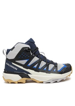 Salomon Trekkingi X Ultra 360 Edge Mid Gore-Tex L47698500 Szary ze sklepu MODIVO w kategorii Buty trekkingowe męskie - zdjęcie 182632171