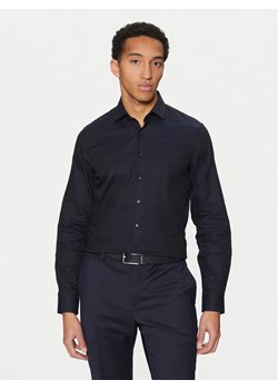 Calvin Klein Koszula K10K113840 Granatowy Slim Fit ze sklepu MODIVO w kategorii Koszule męskie - zdjęcie 182632210