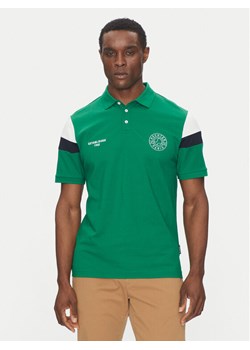 Hechter Paris Polo Pique X-Tech 74026 151929 Zielony Regular Fit ze sklepu MODIVO w kategorii T-shirty męskie - zdjęcie 182632232