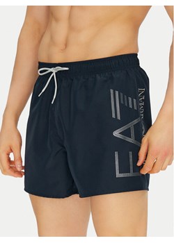 EA7 Emporio Armani Szorty kąpielowe 7M000550 AF14497 MB010 Granatowy Regular Fit ze sklepu MODIVO w kategorii Kąpielówki - zdjęcie 182632332