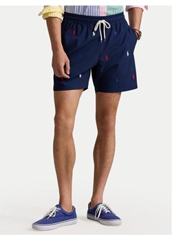 Polo Ralph Lauren Szorty materiałowe 710957786001 Granatowy Classic Fit ze sklepu MODIVO w kategorii Spodenki męskie - zdjęcie 182632350