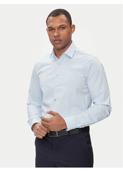 Calvin Klein Koszula Geometric Print K10K112609 Niebieski Slim Fit ze sklepu MODIVO w kategorii Koszule męskie - zdjęcie 182632481