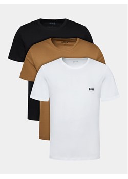 Boss Komplet 3 t-shirtów Tshirt Rn 3P Classic 50475284 Beżowy Regular Fit ze sklepu MODIVO w kategorii T-shirty męskie - zdjęcie 182632521