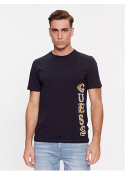 Guess T-Shirt M4RI30 J1314 Granatowy Slim Fit ze sklepu MODIVO w kategorii T-shirty męskie - zdjęcie 182632530