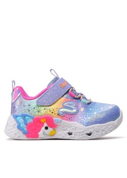 Skechers Sneakersy Twilight Dream 302681N/BLMT Fioletowy ze sklepu MODIVO w kategorii Buty sportowe dziecięce - zdjęcie 182632550