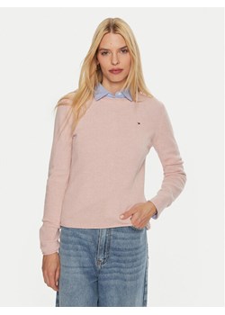 Tommy Hilfiger Sweter WW0WW44161 Różowy Regular Fit ze sklepu MODIVO w kategorii Swetry damskie - zdjęcie 182632622