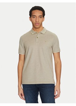 Calvin Klein Polo K10K114475 Zielony Regular Fit ze sklepu MODIVO w kategorii T-shirty męskie - zdjęcie 182632654