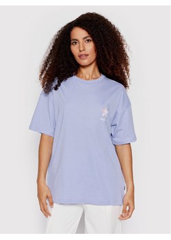Converse T-Shirt 10023207-A02 Fioletowy Loose Fit ze sklepu MODIVO w kategorii Bluzki damskie - zdjęcie 182632732