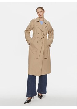 Gap Trencz 736395 Beżowy Regular Fit ze sklepu MODIVO w kategorii Płaszcze damskie - zdjęcie 182633070