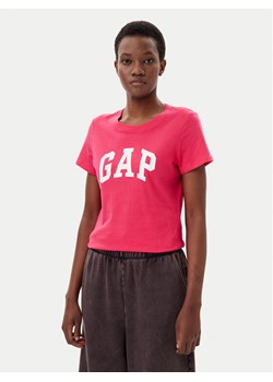 Gap T-Shirt 729555-08 Różowy Regular Fit ze sklepu MODIVO w kategorii Bluzki damskie - zdjęcie 182633112