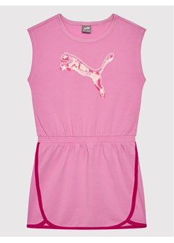 Puma Sukienka codzienna Alpha 846940 Różowy Relaxed Fit ze sklepu MODIVO w kategorii Sukienki dziewczęce - zdjęcie 182633134