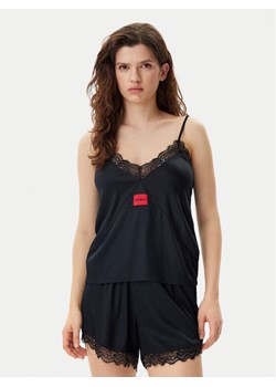 HUGO Koszulka piżamowa Red Label 50531653 Czarny Regular Fit ze sklepu MODIVO w kategorii Piżamy damskie - zdjęcie 182633140