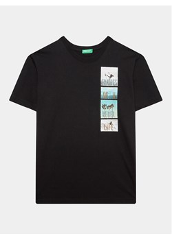 United Colors Of Benetton T-Shirt 3096C10BL Czarny Regular Fit ze sklepu MODIVO w kategorii T-shirty chłopięce - zdjęcie 182633164