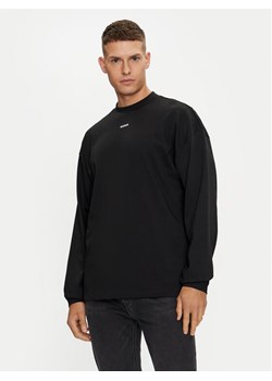 Hugo Bluza Daposo 50511029 Czarny Relaxed Fit ze sklepu MODIVO w kategorii Bluzy męskie - zdjęcie 182633204
